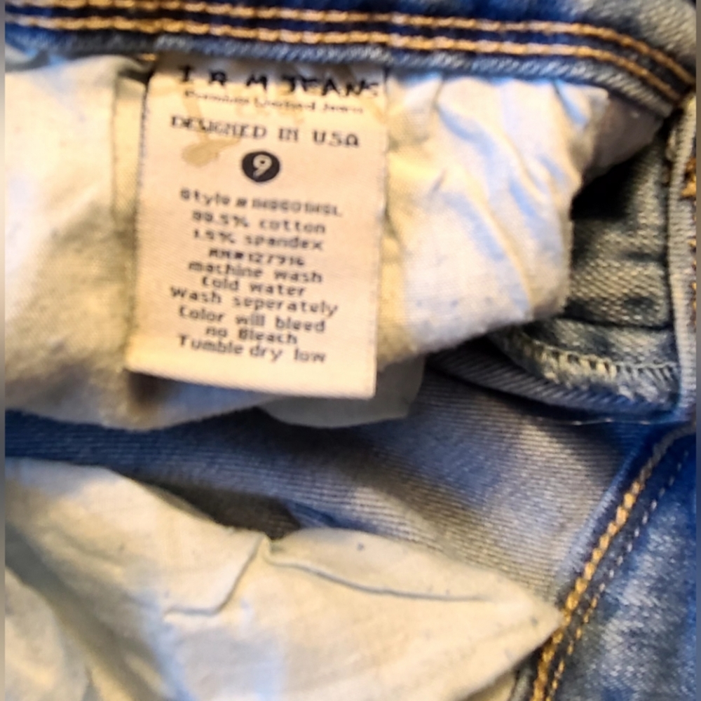 I&M KYLIE FRAYED SKINNY HIGH RISE JEANS - Picture 4 of 7